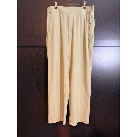 Athleta Pants - Athleta Women's Brooklyn Heights Wide Leg Pants Size 12 Pull On Athleisure